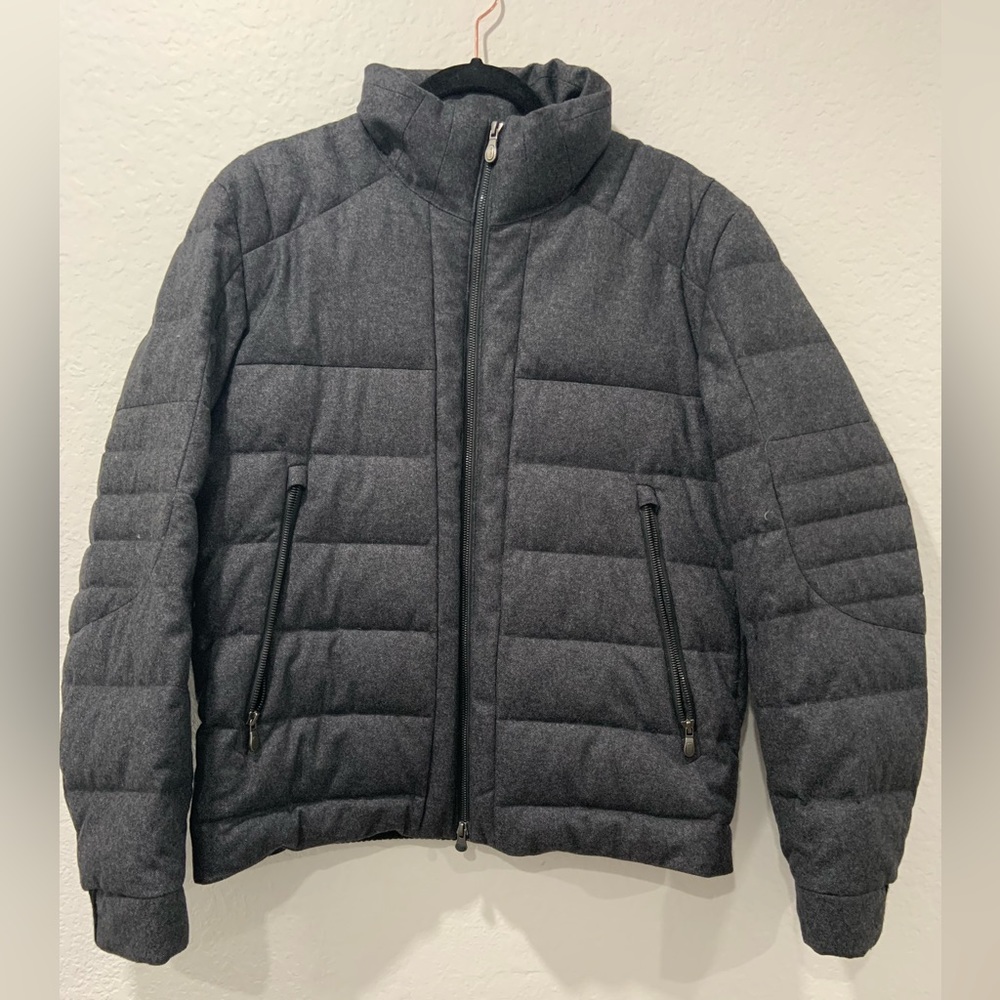 Hugo Boss Grey Puffer Jacket